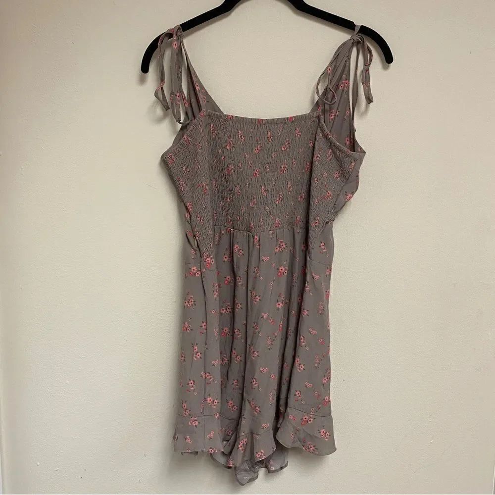 Blue Life Retro Romper Magenta Mini Floral Large - Picture 5 of 6